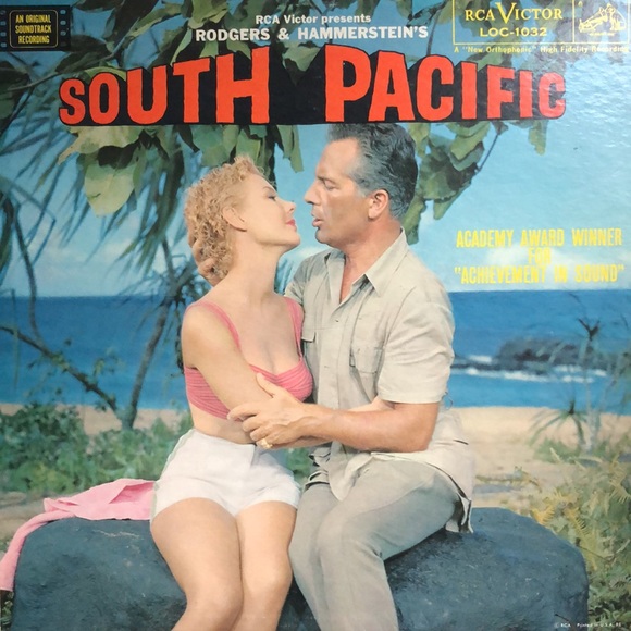Rodgers & Hammerstein South Pacific Soundtrack Vinyl Lp - Picture 1 of 8